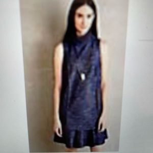 Anthropologie Denim Knit Dress